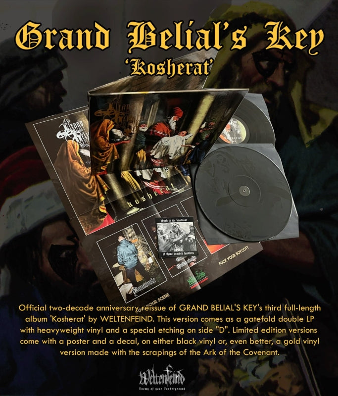 Grand Belial's Key - Kosherat (Gatefold Double LP)