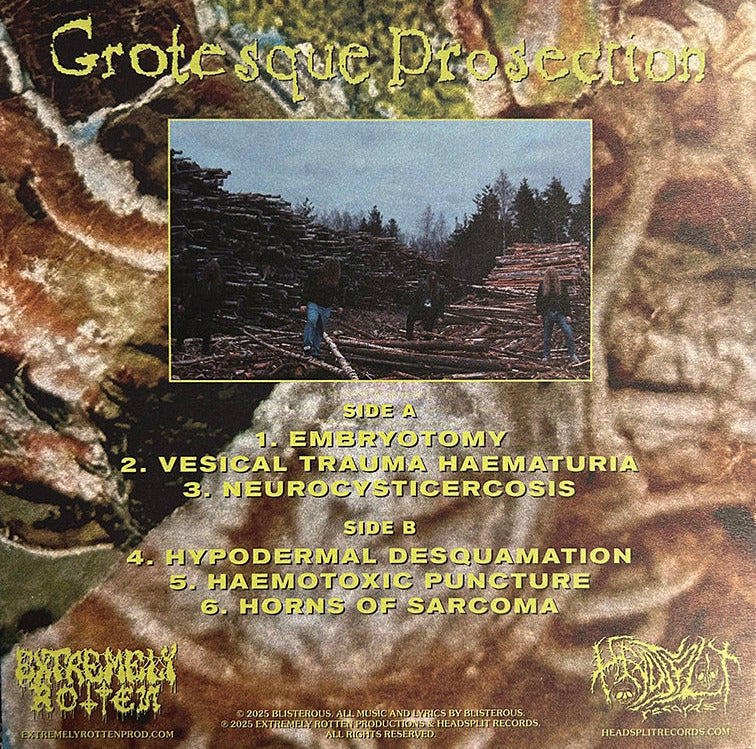 Blisterous - Grotesque Prosection 7" EP