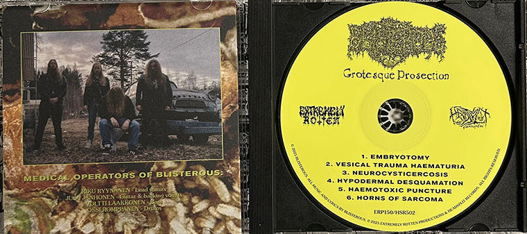 Blisterous - Grotesque Prosection - CD