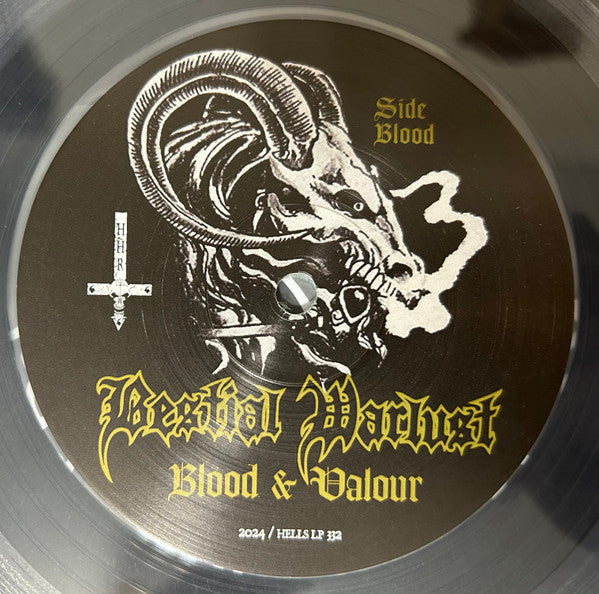 Bestial Warlust - Blood & Valour - Clear Vinyl - 12" LP