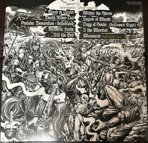 Bestial Warlust - Blood & Valour - Clear Vinyl - 12" LP