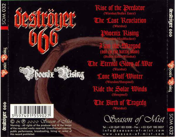 Deströyer 666 - Phoenix Rising CD