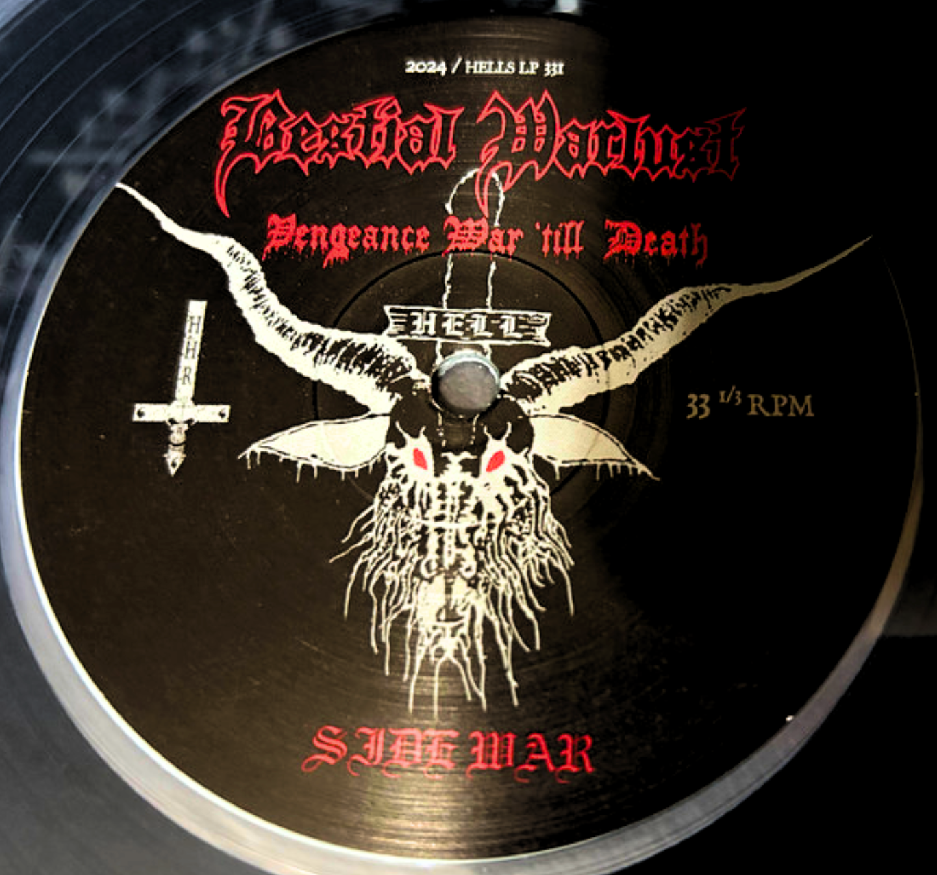 Bestial Warlust - Vengeance War 'till Death - Clear Vinyl - 12" LP
